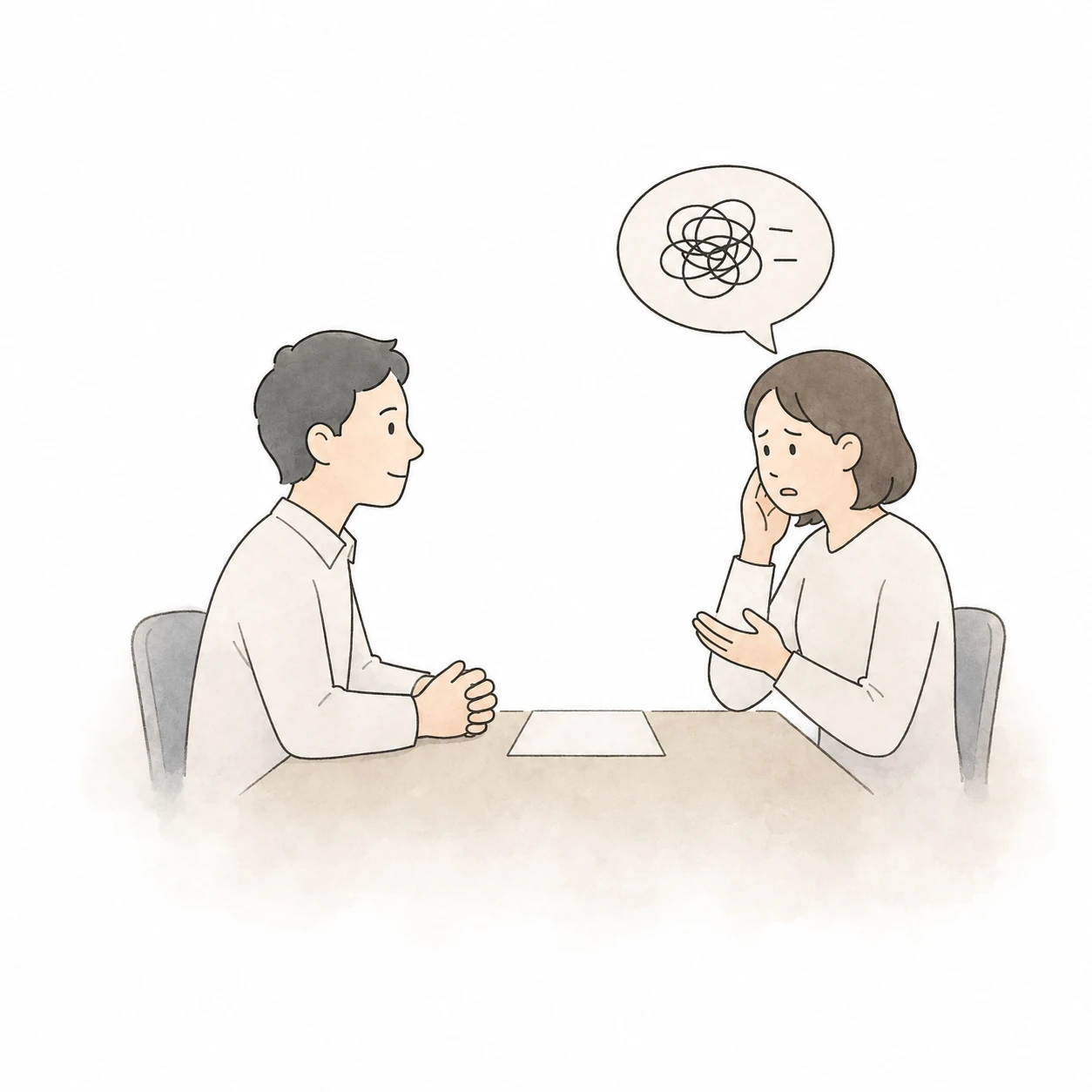 聞く
